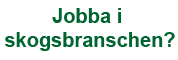 Jobba i skogsbranschen?